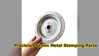 72mm 아연 도금 라운드 스탬핑 부품 ​​정밀 OEM