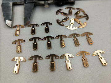 High Precision Punch Press Dies , Progressive Die Components Copper / Brass Alloy Terminal Pin Parts